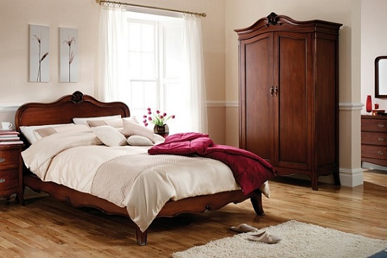 Louis French Mahogany Bedroom Furniture | Oak Furniture Uk